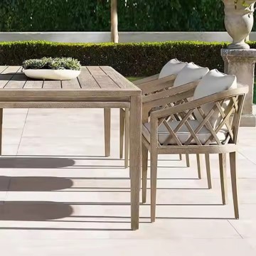 large outdoor serving wood picnic table