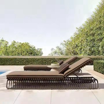 outdoor pool wrought iron chaise lounge chair sale