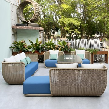 exterior Rattan Woven outdoor garden furniture sofa set