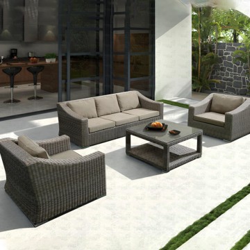 Factory Rattan Outdoor Wicker Patio Garden Sofa