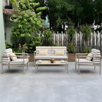 Low price Garden Outdoor Aluminum Sofa Set