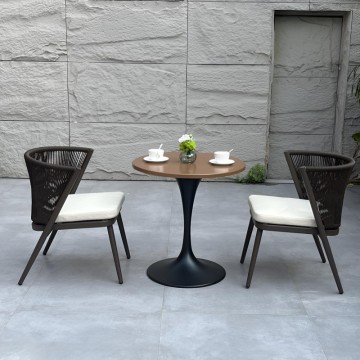 2 seater small outdoor dining table bistro set