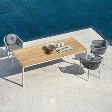 Commercial customize outdoor restaurant dining table and chairs