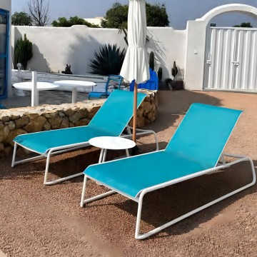 cheap aluminum garden sun loungers chairs