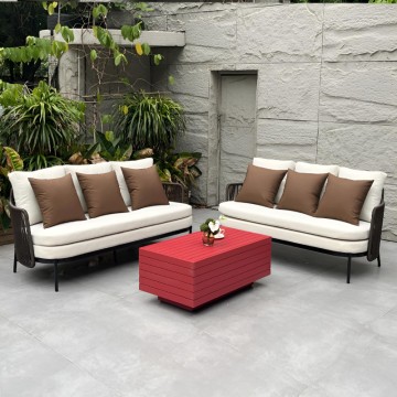 Luxury Patio Furniture Aluminum Outdoor Sofa
