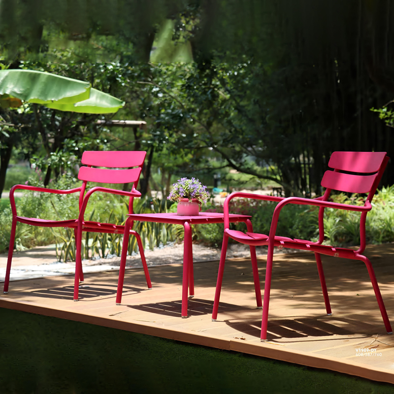 aluminum picnic garden table chairs for sale
