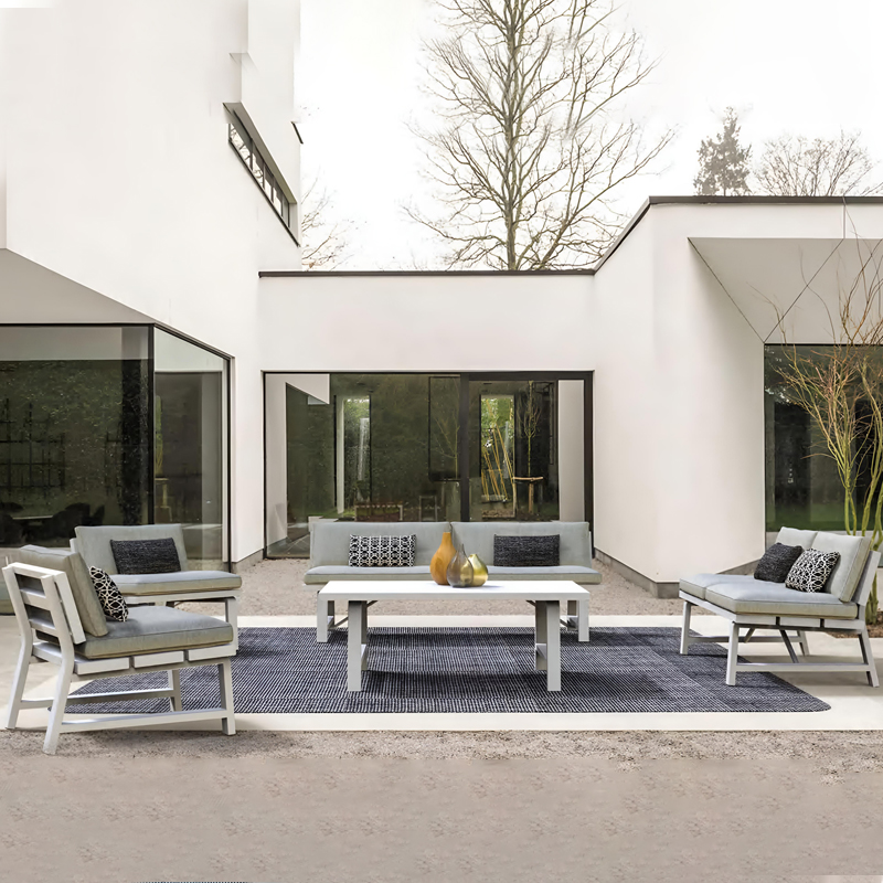 patio garden solid wood sofa furniture set outdoor