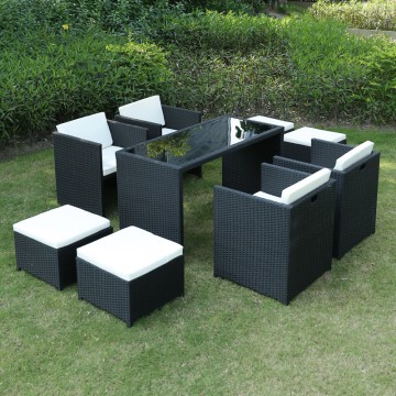 Terrace All-Weather Rattan Outdoor Dining Set