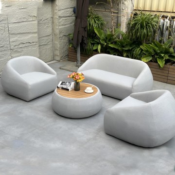 New Arrival Waterproof Fabric Patio Garden Sofa Set