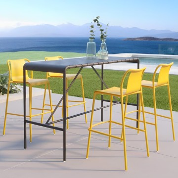 bar height patio outdoor furniture table and chairs