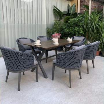 modern outdoor patio dining sets for 6