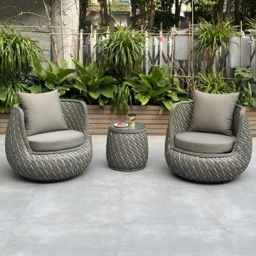 Rattan Woven Waterproof Outdoor Sofa set