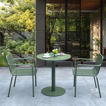 Best Simple small aluminum Garden Table And Chair
