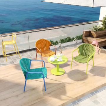comfy cheap high back outdoor chairs for balcony