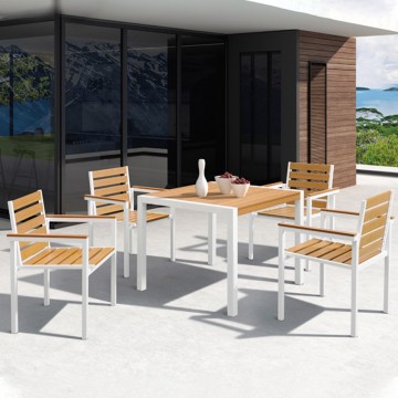 Modern 5 Piece Garden Outdoor Patio Dining Set