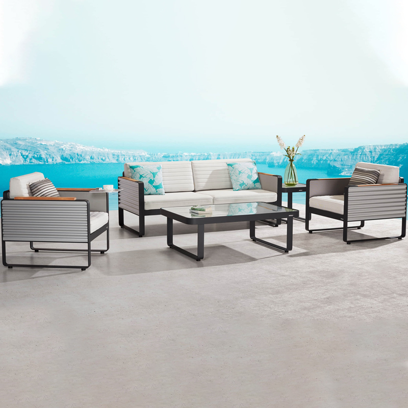 4 seater waterproof aluminum garden furniture germany
