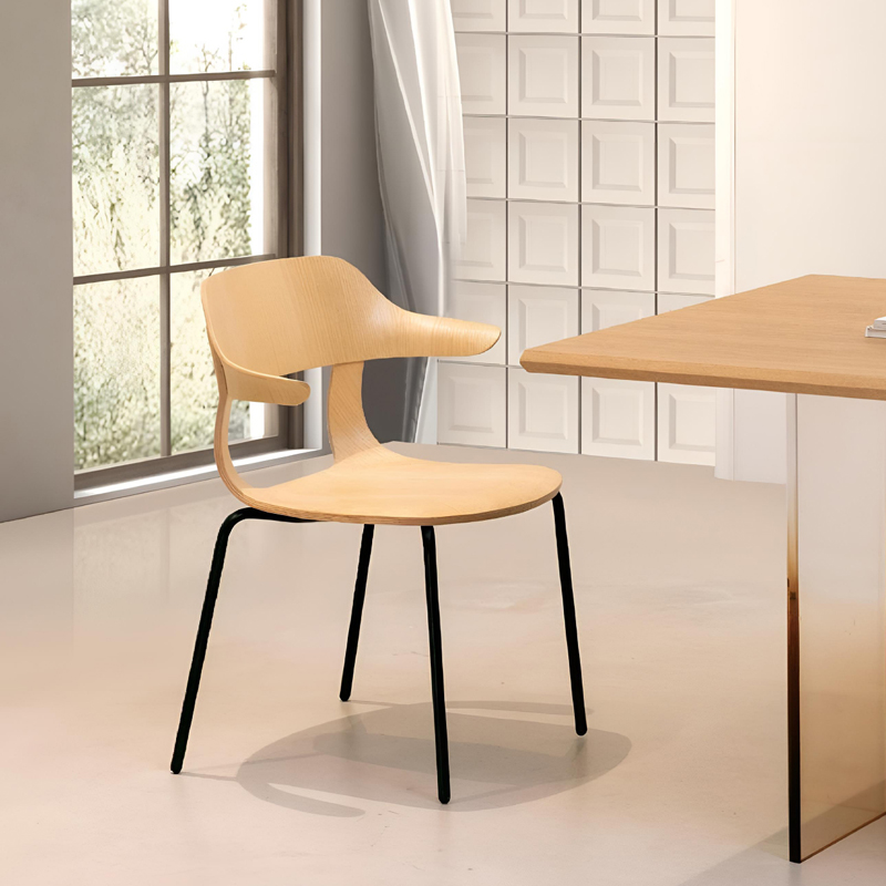 cheap elegant indoor walnut dining chairs
