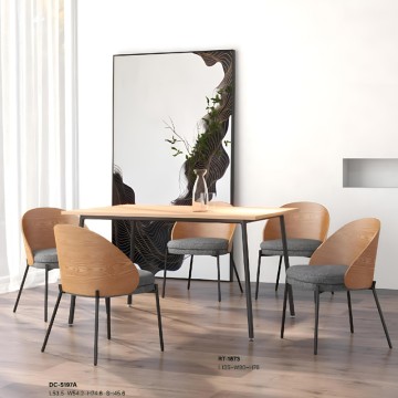 foshan premium indoor rectangular dining table nordic