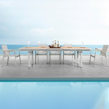 large extendable patio outdoor dining table for 8