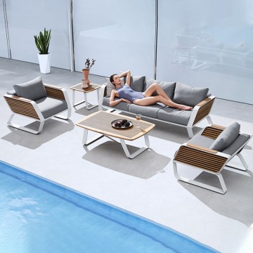 european pool ooutdoor party furniture set wholesale