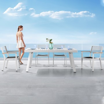 6 seater garden patio table and chairs