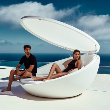 Wholesale Resin Round Patio Outdoor Daybed Manufacturer