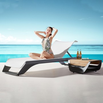 modern outdoor garden pool chaise lounge chair