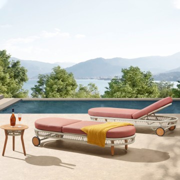 aluminum garden pool chaise lounge chairs