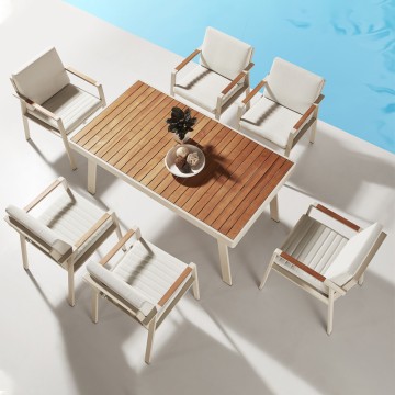 modern outdoor garden dining sets for 6