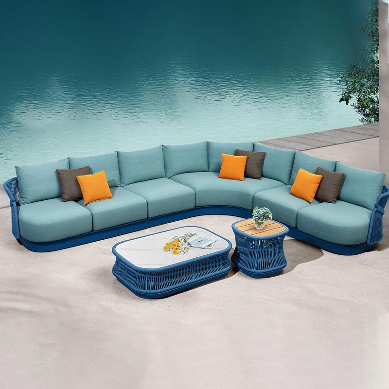 contemporary waterproof teak garden furniture luxury-1