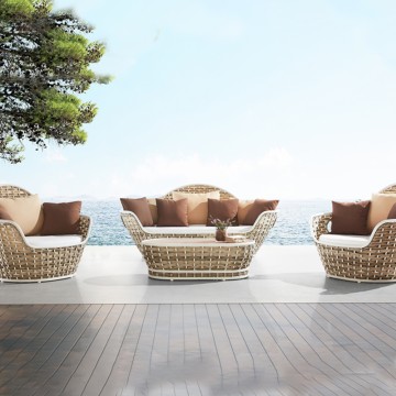 3 piece plastic rattan wicker garden furniture patio set