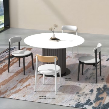 chinese cheap small round dining table set for 4