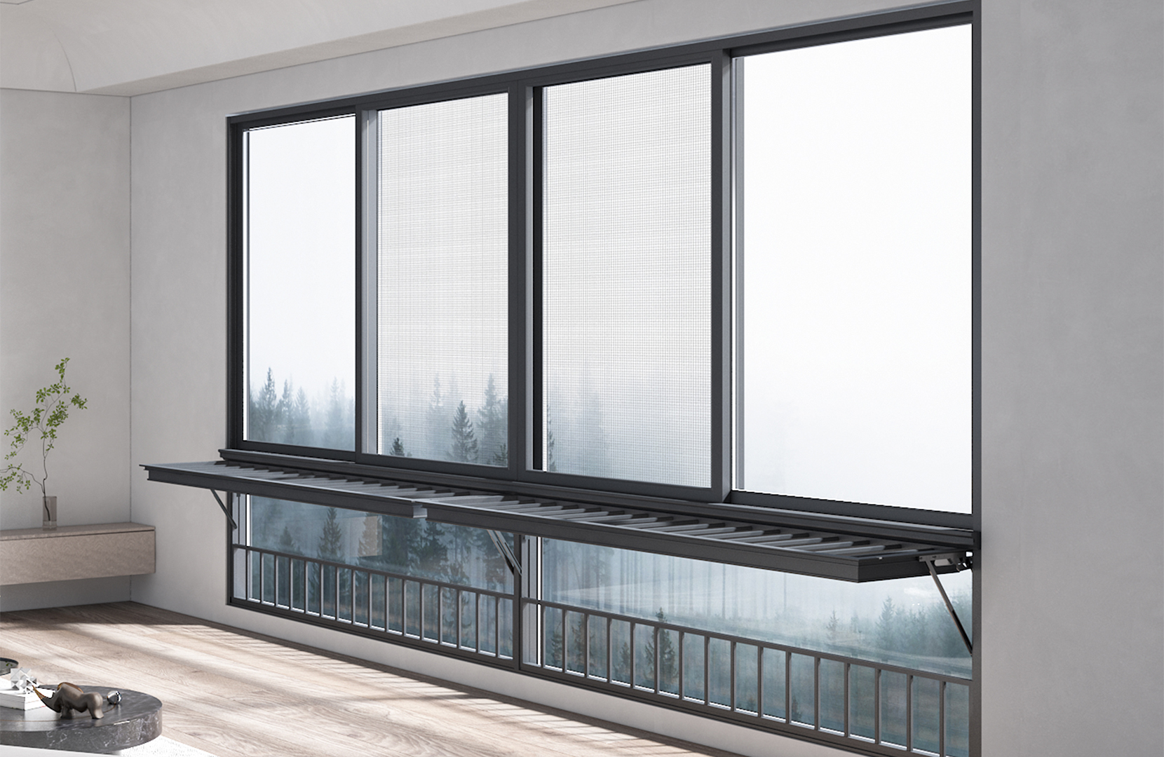 120 system thermal broken sliding window-product