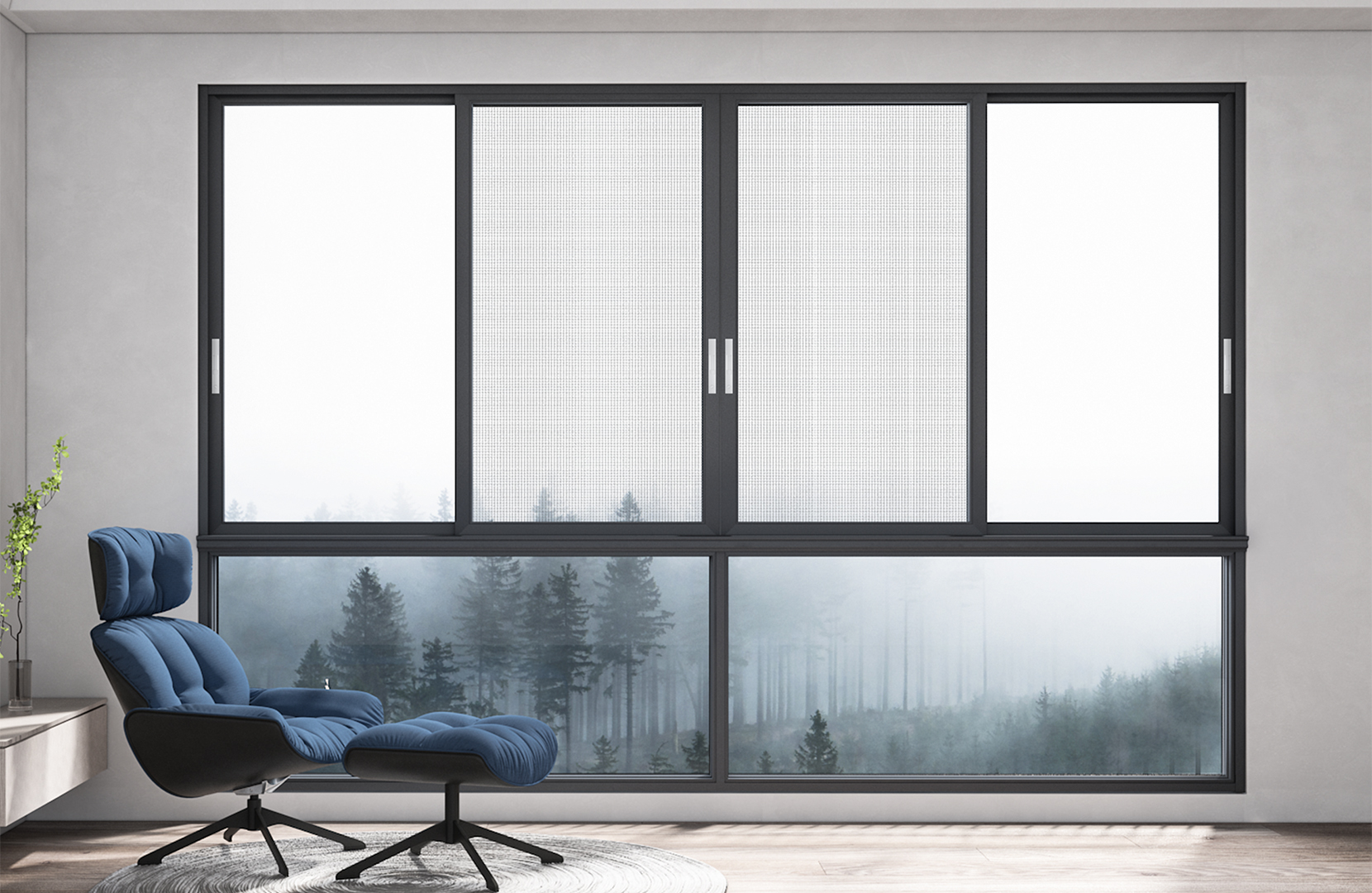 Ou Bao 120 system thermal broken sliding window_12