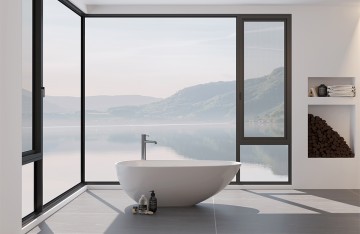 117 3.0mm thermal broken integrated outward opening window