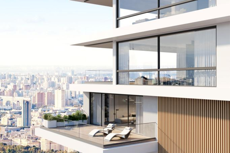 140 thermal broken suspension sliding window