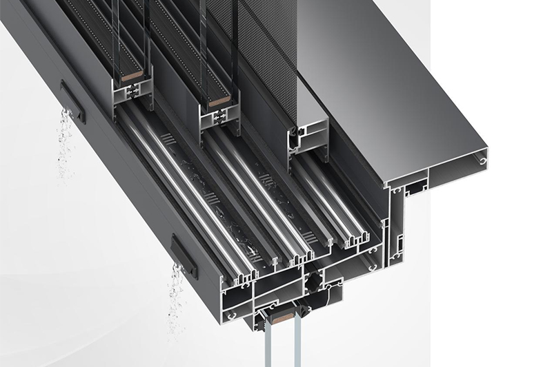 140 thermal broken suspension sliding window5