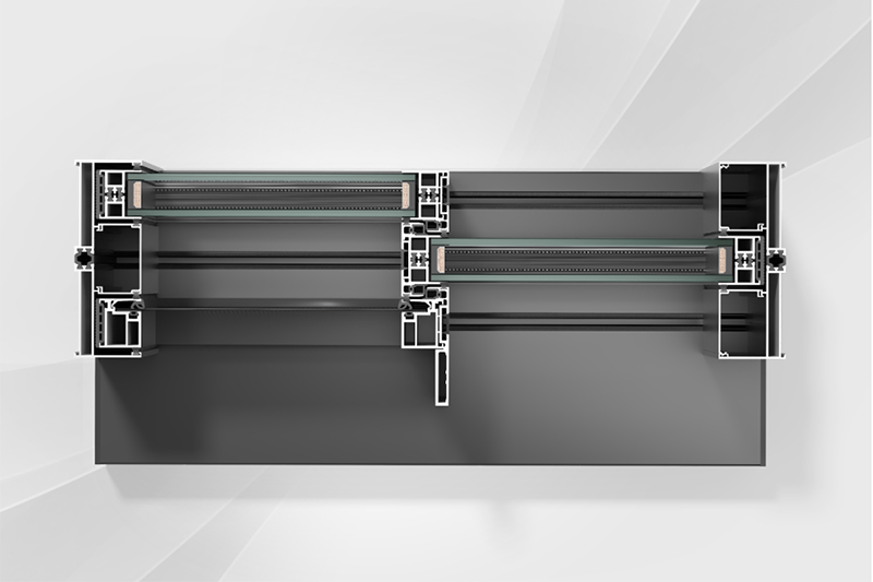 140 thermal broken suspension sliding window7