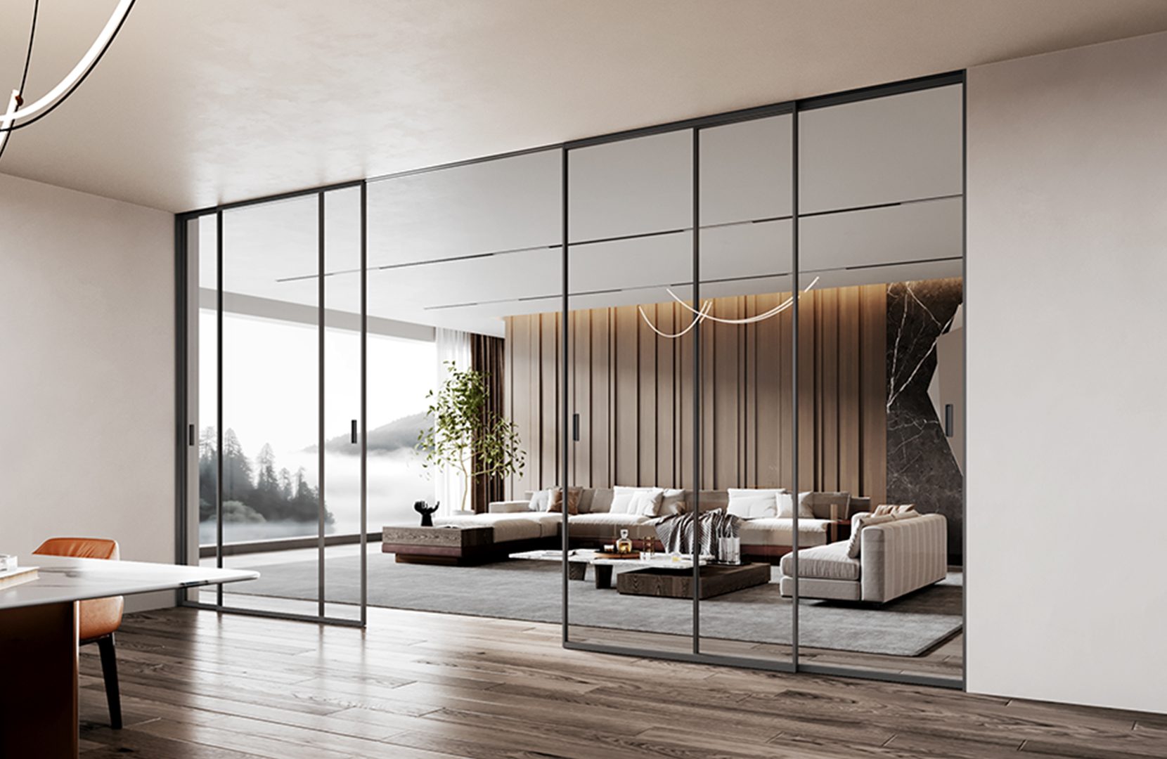 40 perfect system extremely narrow sliding door-2