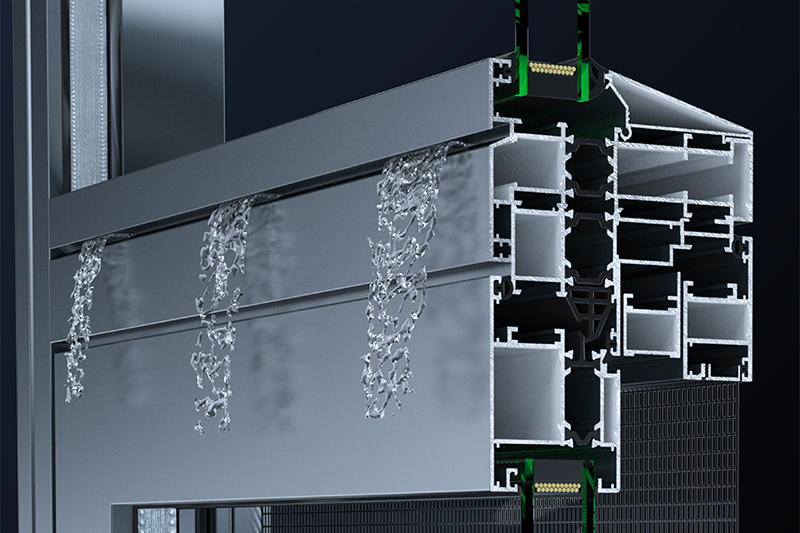 Concealed drainage design