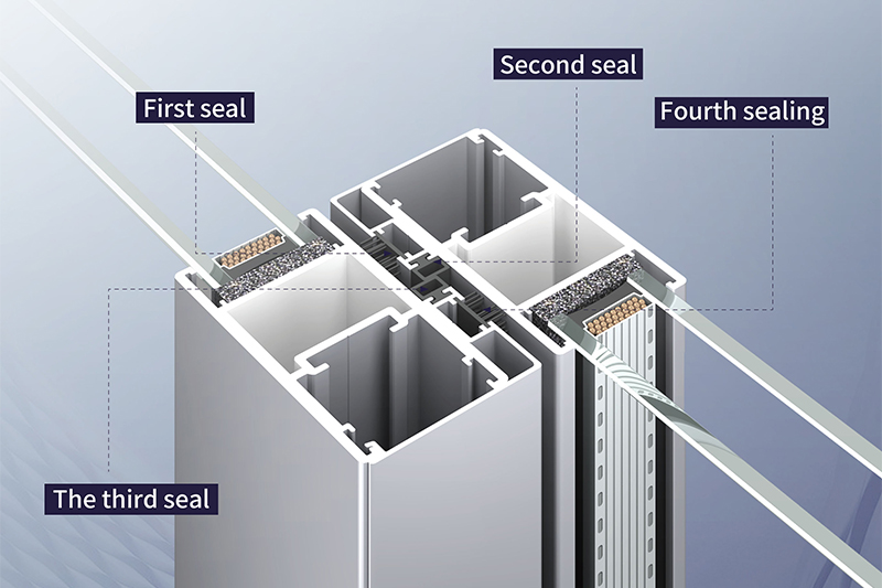 High and low rail drop type drainage-3