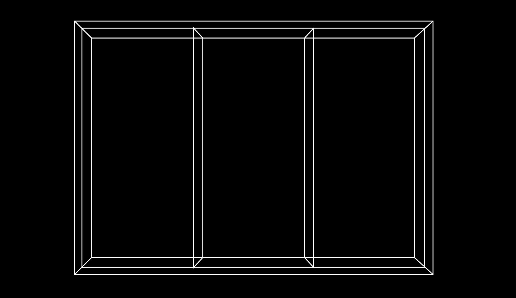 High and low rail drop type drainage