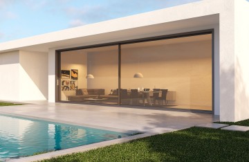 MT150 heavy lever gear sliding door