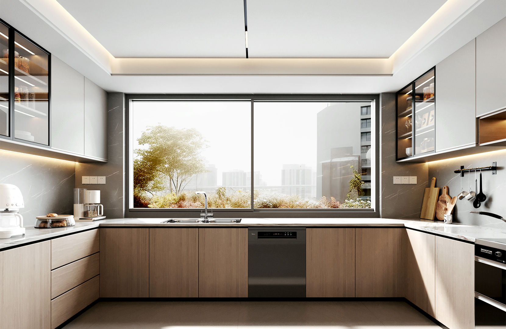 140 thermal broken suspension sliding window-product