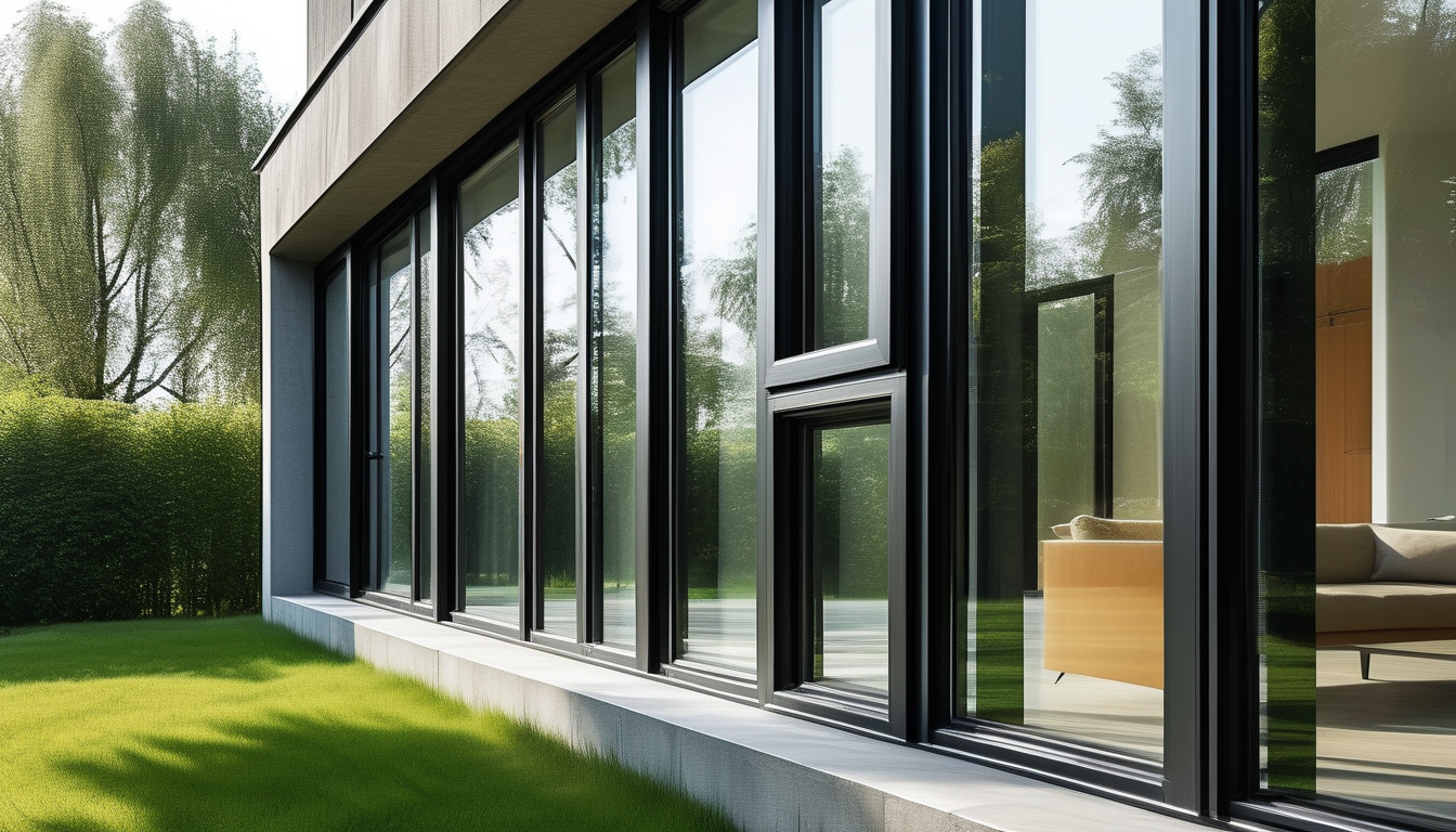 Aluminum Insulated Window For Residential Buildings