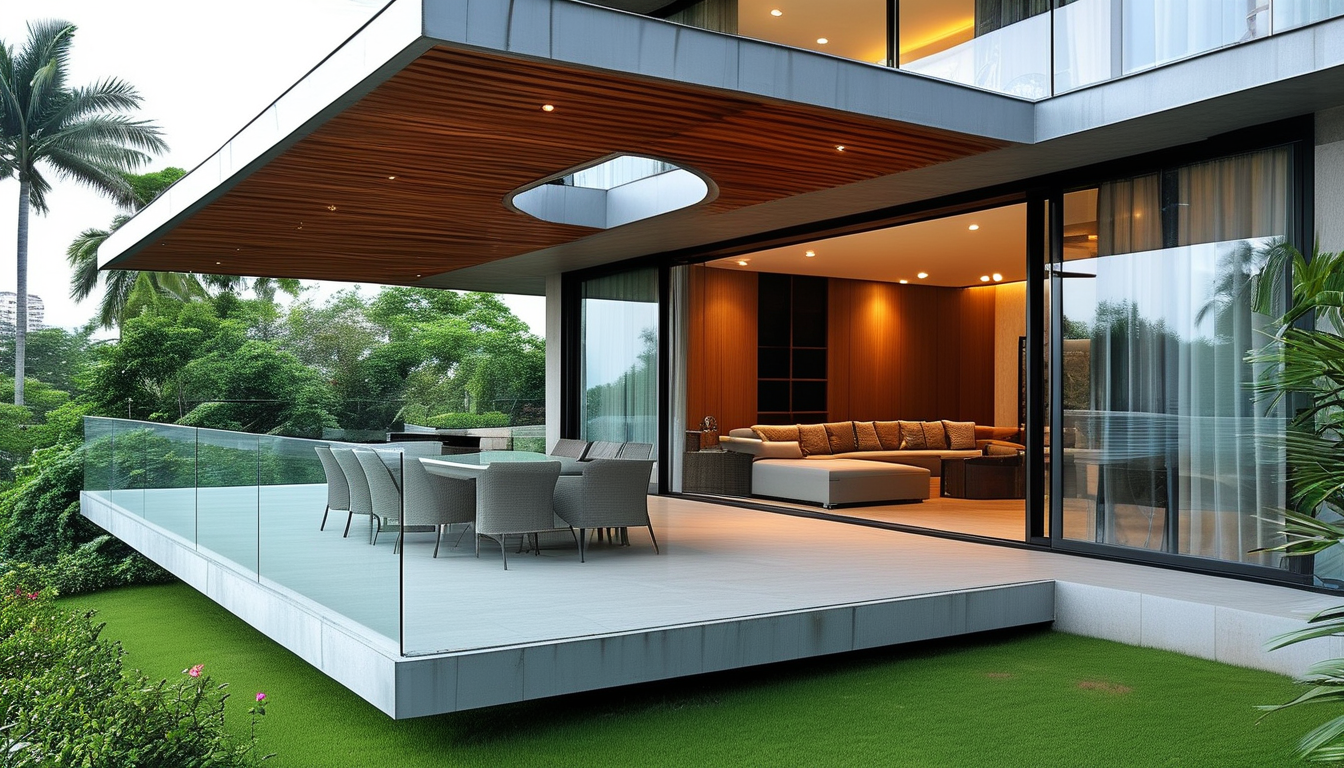 Aluminum Terrace Door For Residential Buildings