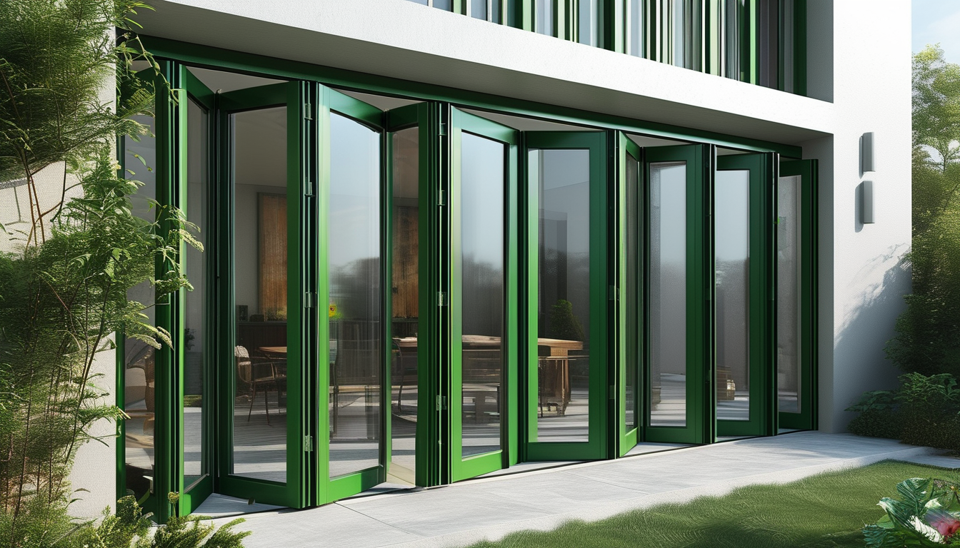 Aluminum Folding Door For Green Buildings