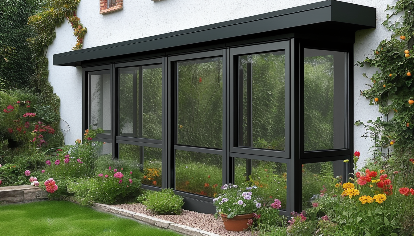 Aluminum Ventilation Window For Gardens
