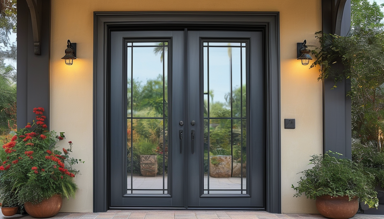 Aluminum Casement Door For Retail Stores