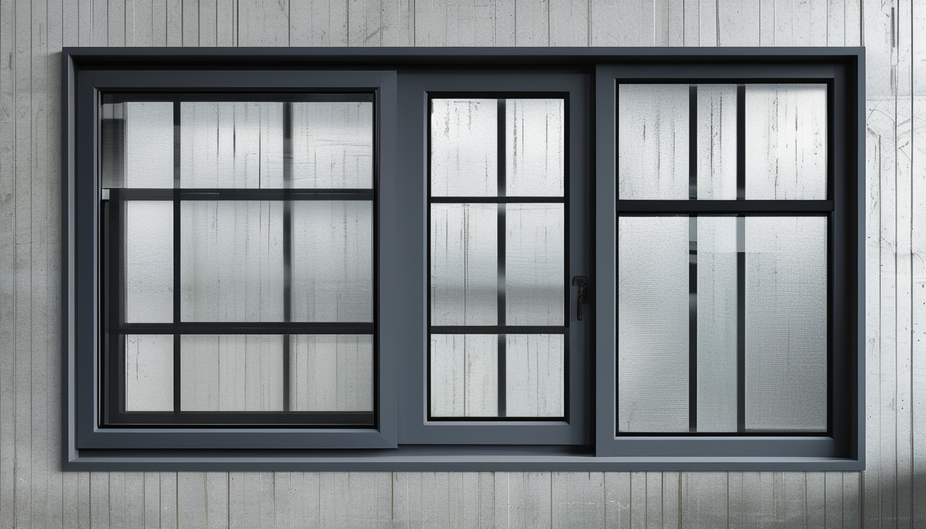Aluminum Impact Window For Factories
